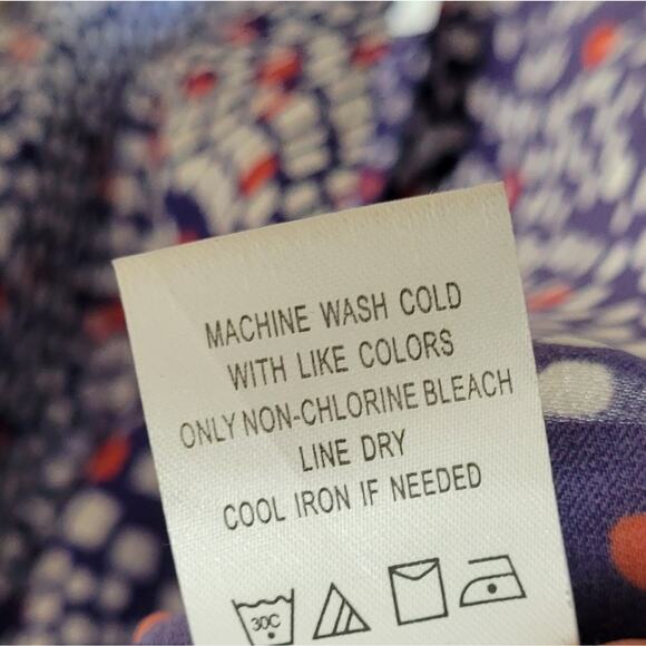 Tyler Boe Paige Flutter Sleeve Top in Blue Multi Small - Picture 5 of 9